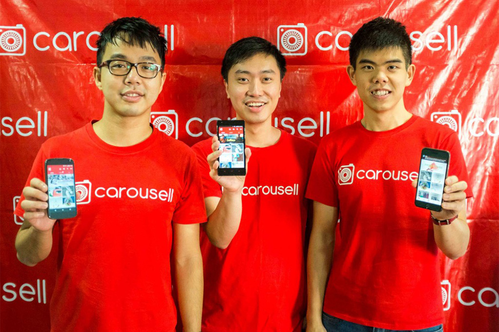 From left: The Carousell trio: Marcus, Lucas and Siu Rui.