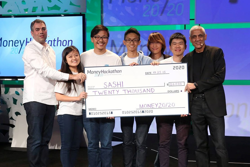 Ho Yeung’s team at Money2020 Hackathon, where they were placed as the overall top 5 teams