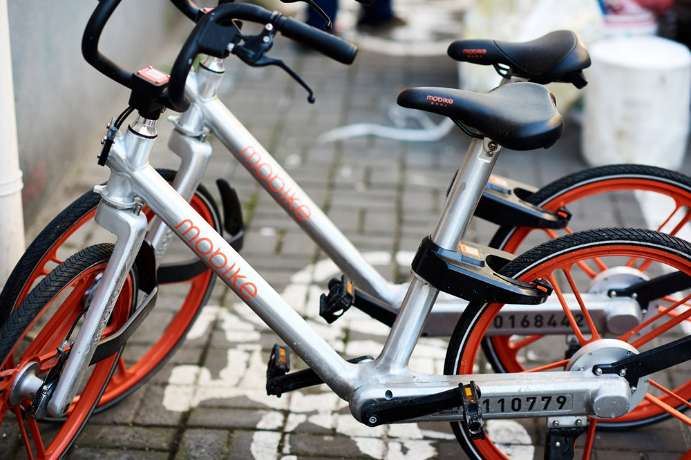 Chinese share bike start-up Mobike has backing from tech giants TenCent and Foxconn