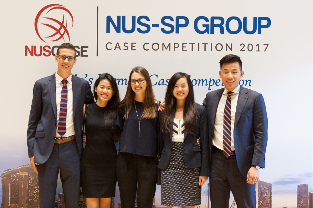 Winners Queen’s University for the NUS-SP Case Competition International segment