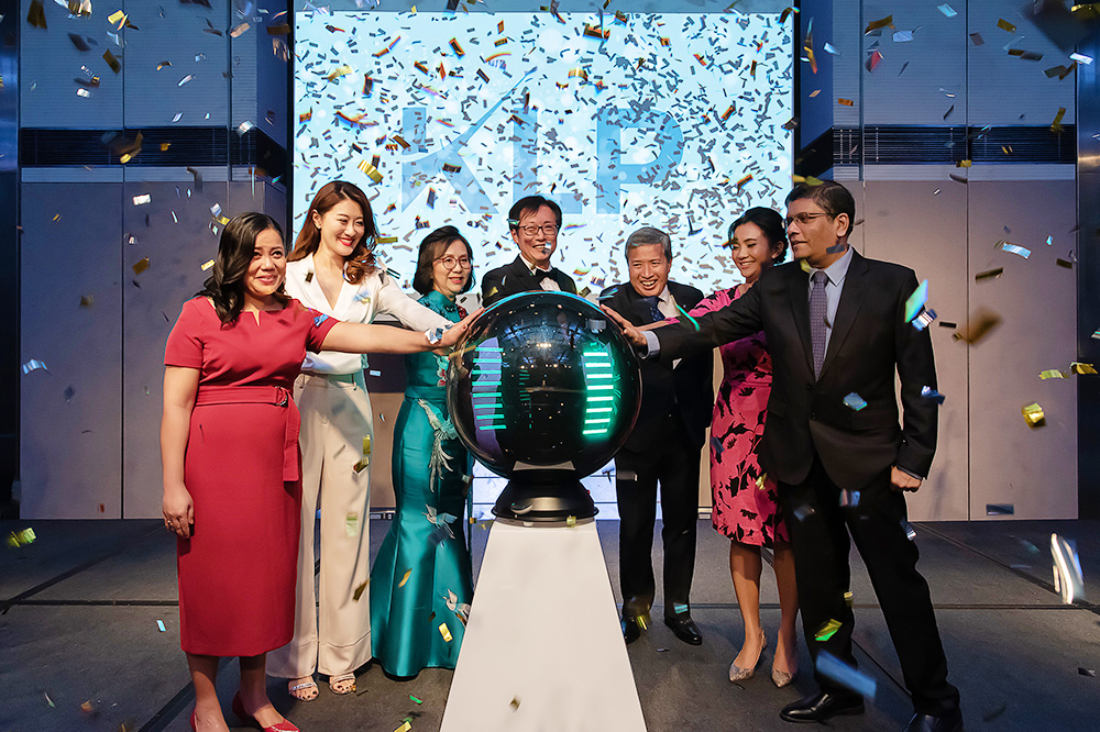Yeong Seng and his KLP team at the firm’s 20th anniversary celebrations.