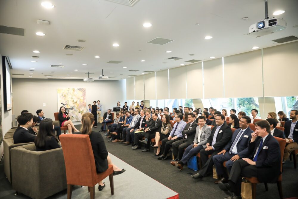 The NUS Business School community and corporate partners come together to celebrate the fifth anniversary of Management Practicum
