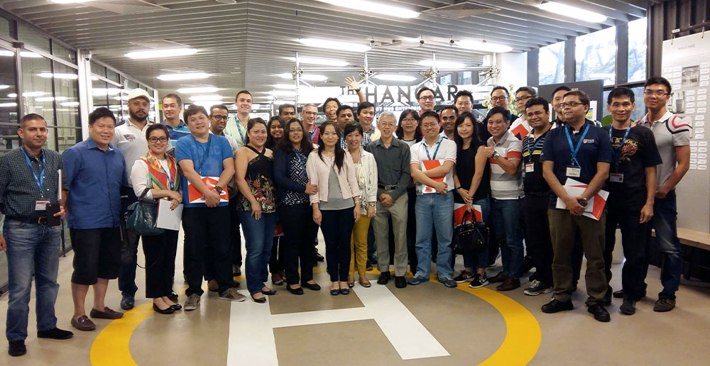A visit to NUS Enterprise – The Hangar, with incubation facilities for startups