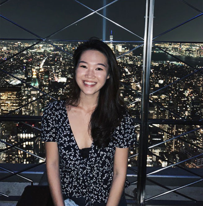 Esabel Lee learnt a lot while interning at social media firm TikTok in New York.