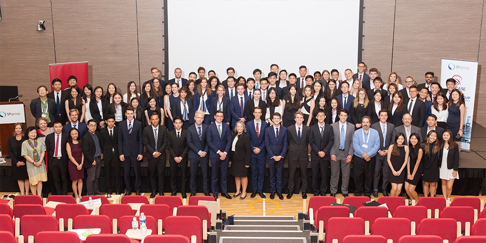 16 participating universities for the NUS-SP Case Competition International segment