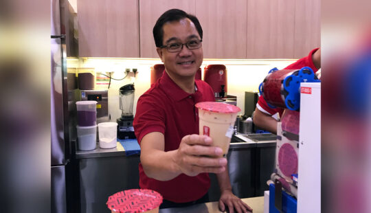 Healthier and cashless bubble tea at UTown