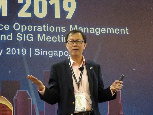Professor Ho Teck Hua giving his plenary speech at MSOM 2019.