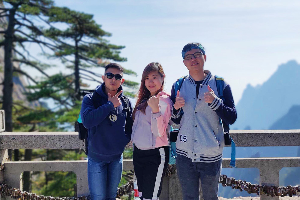Rae-Nyse and her NOC mates visit Yandang Mountain