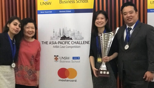 NUS MBA team win Sydney’s Asia Pacific Challenge 2017