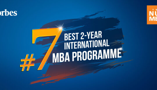 Forbes ranks the NUS MBA programme top in Singapore