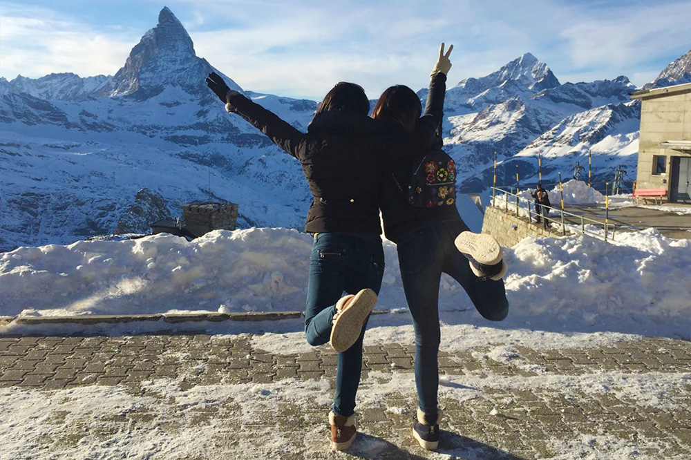 Being able to explore during the exchange programme brought Sharyn closer to her true love – chocolate. Ft Toblerone’s Matterhorn