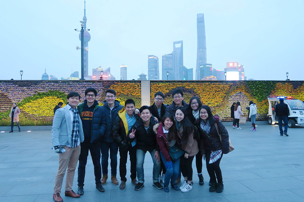 Enjoying the Shanghai skyline during our R&R time after presenting our proposal for our BLDP project.