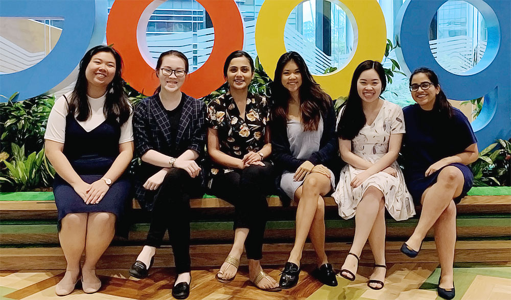Meenal Khare (third from left) 
New Business Strategist, Google Customer Solutions – APAC at Google
Bachelor of Business Administration - Marketing (2015)