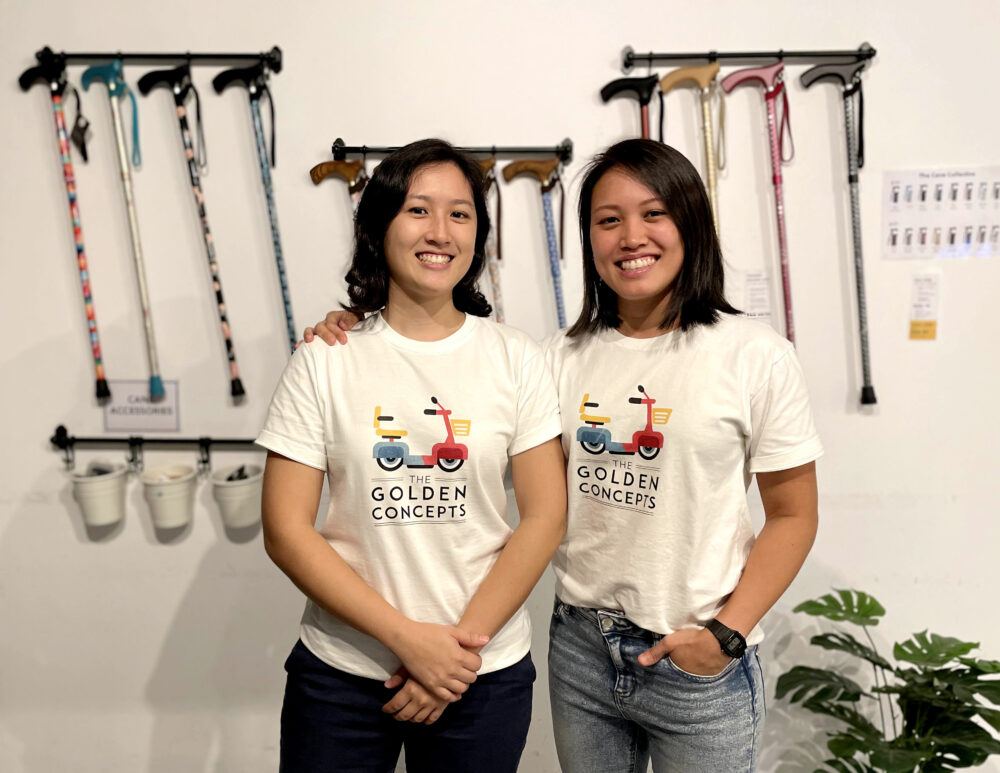 The Golden Concepts founders Vanessa Keng (right) and Chang Xi (left)