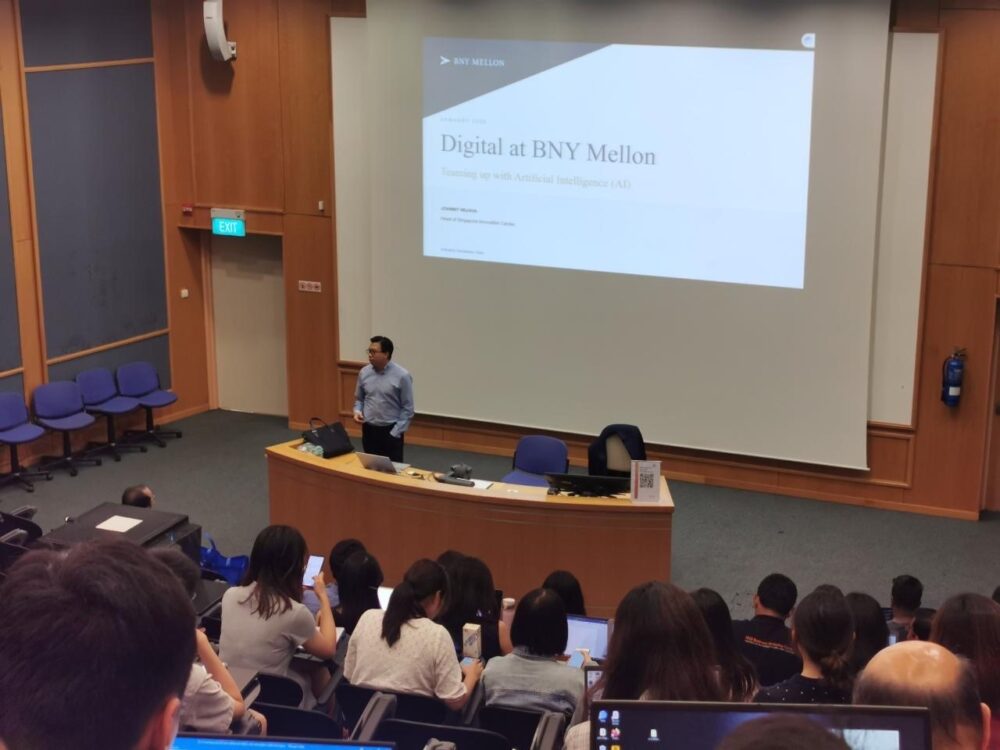 Bank of New York Mellon campus sharing session at NUS Business School