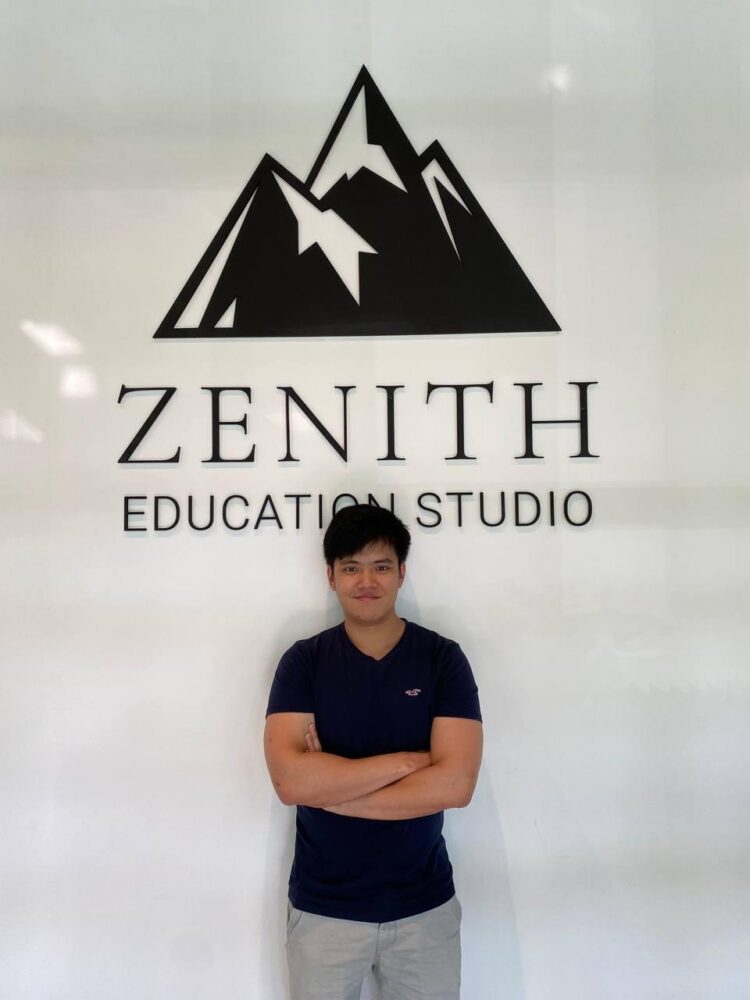 Evan at Zenith Education Studio