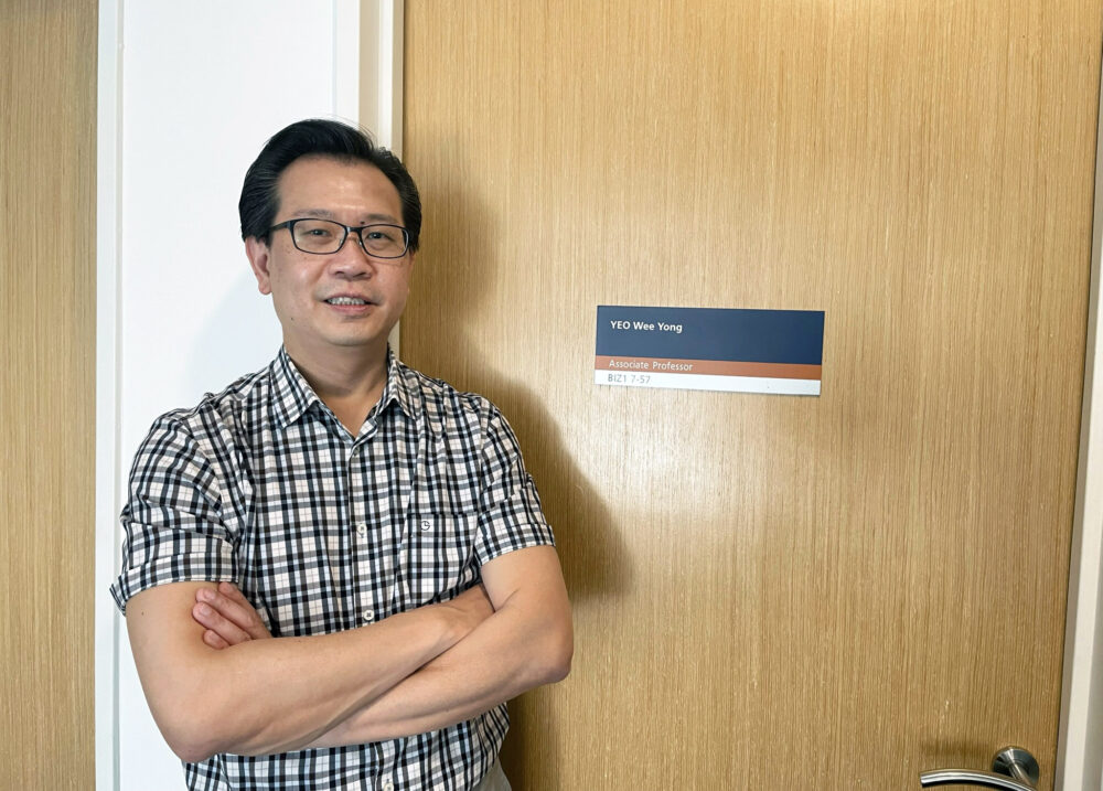Assoc Prof Yeo, a finance major from NUS, returned to his alma mater to teach finance.