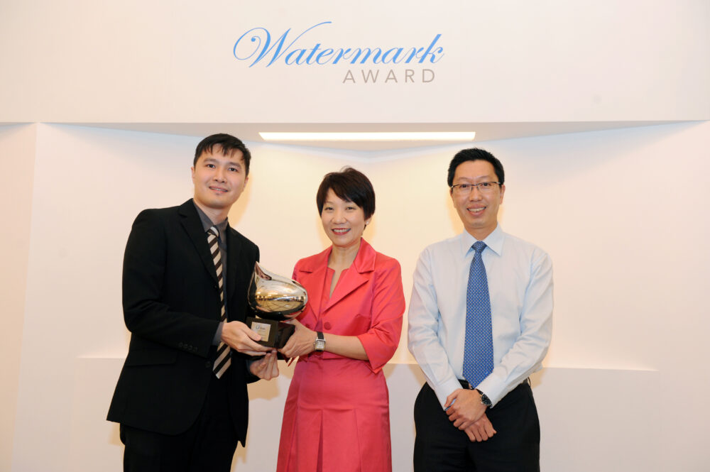 Terence Kam (left) was one of the Watermark Awards recipients in 2012. (Source: PUB)