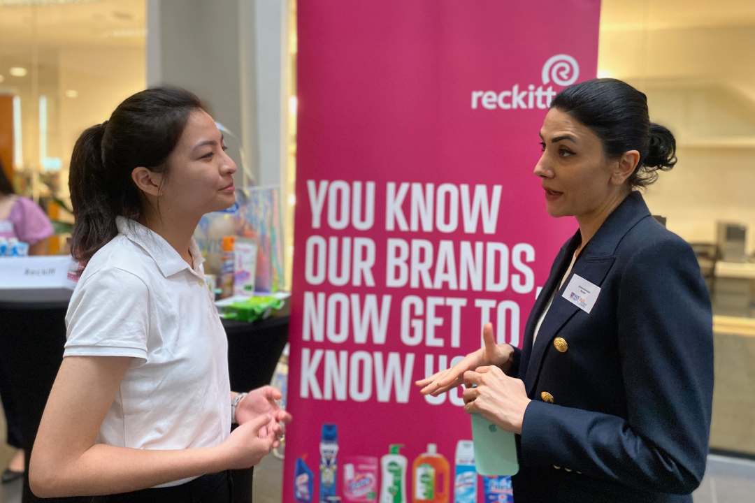 Shermaine (left) and Armina Kaveyan, Head of Talent Acquisition ASEAN, Reckitt