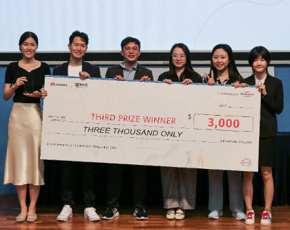 2nd Runner-Up Team V ME 10K (From left: Wang Haiting, Luo Haonan, Lin Sin-You, Yan Siyang, Shi Yiran and Zhang Yuqi)